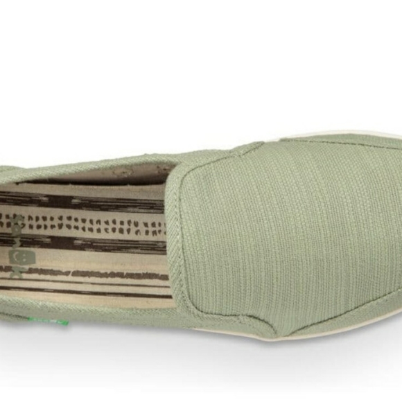 Sanuk Pair O Dice Hemp Women's Shoes, Light Green - Picture 4 of 7